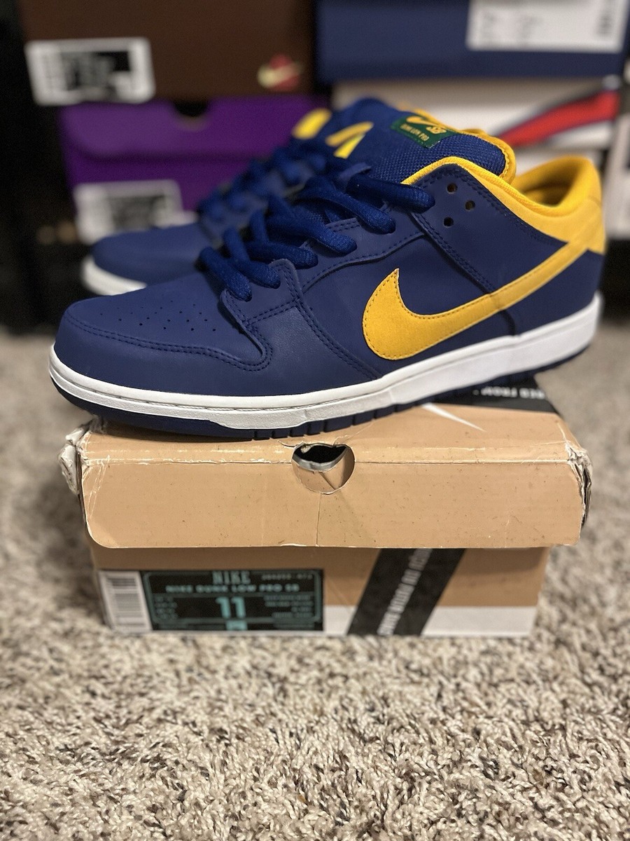 VNDS Size 11M- Nike SB Dunk Low Pro Royal Blue Midas Gold  display picture 3