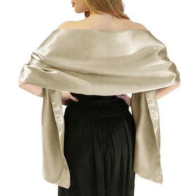 green emerald velvet dress Women's Silky Scarf Pashmina Shawls and Wraps for Wedding Favors Bride –  SposaDresses main image 0