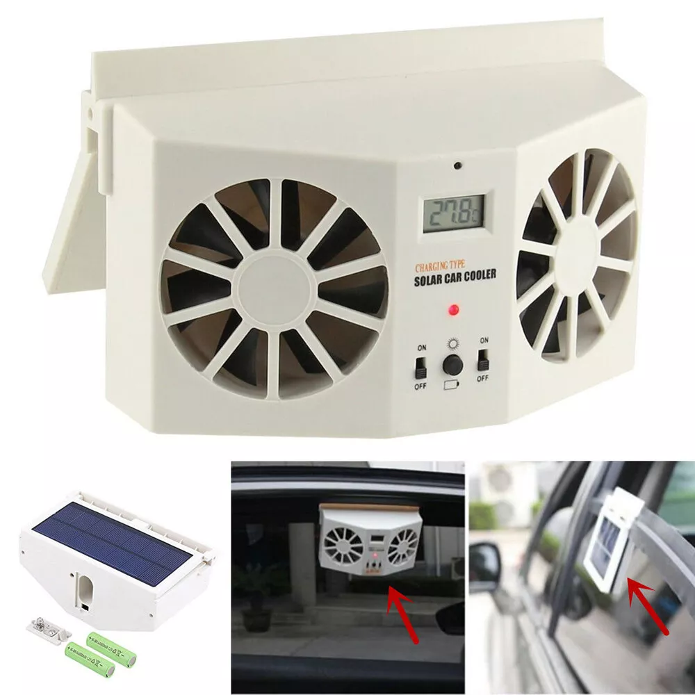 Solar powered air conditioner for car window deals