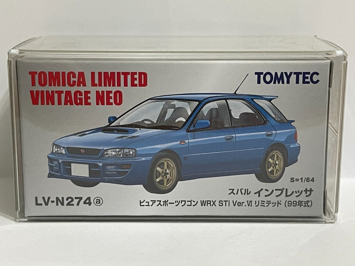 トミカリミテッド　インプレッサ　2種 lv-n274 トミーテック LV-N274b スバル インプレッサ ピュアスポーツ