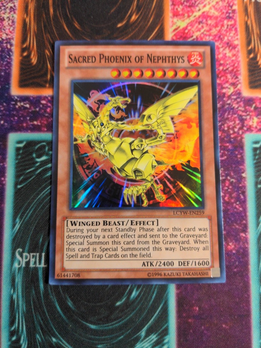 yugioh nephthys cards Yu-Gi-Oh! Sacred Phoenix of Nephthys LCYW-EN259 Unlimited Super Rare NM