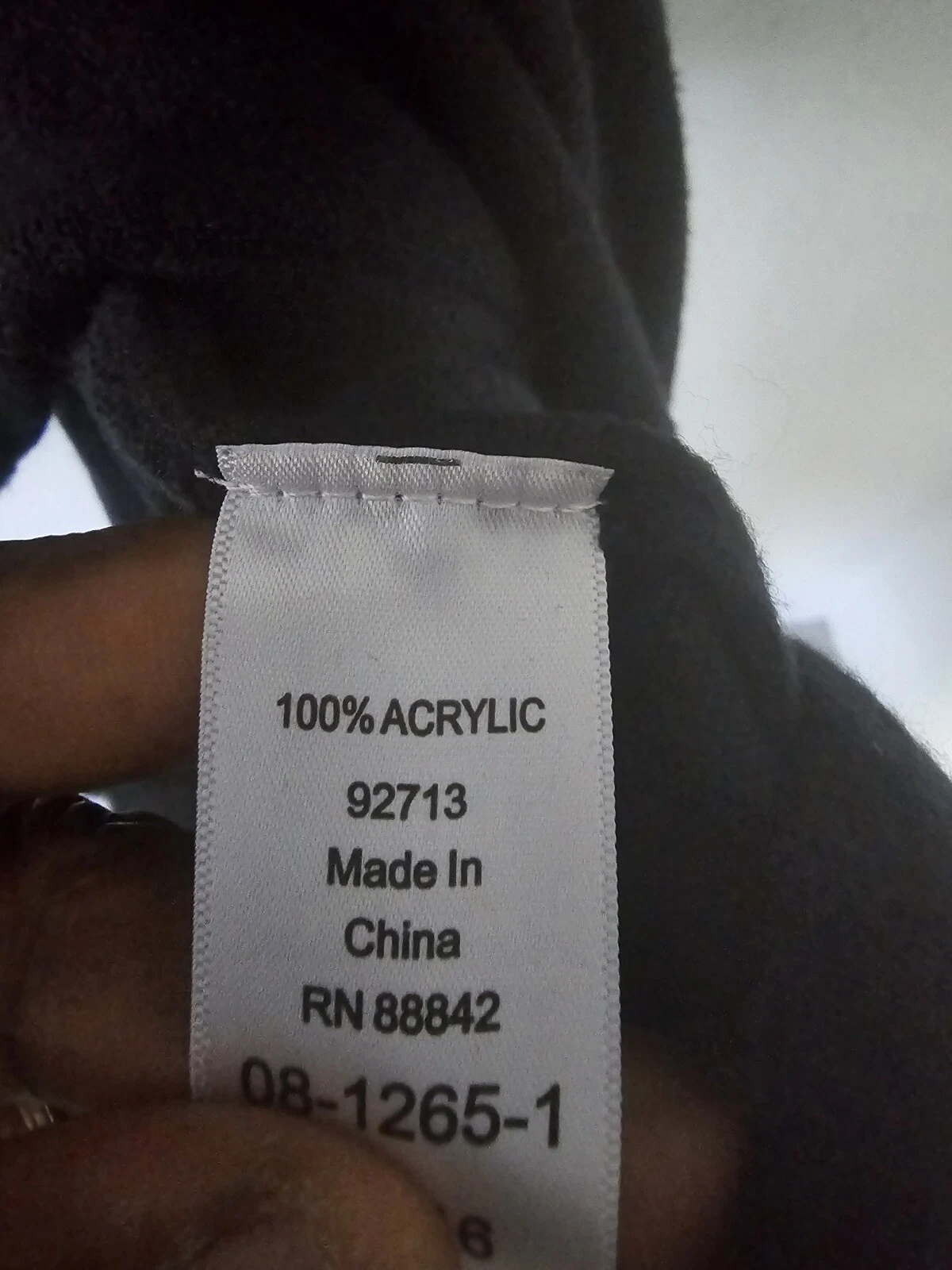 VETEMENTS Abito Roaman's taglia 6 donna Oyster Ombré a costine maglia manica lunga ottimo