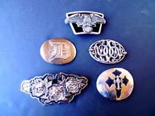 Set of 5 belt vintage buckles