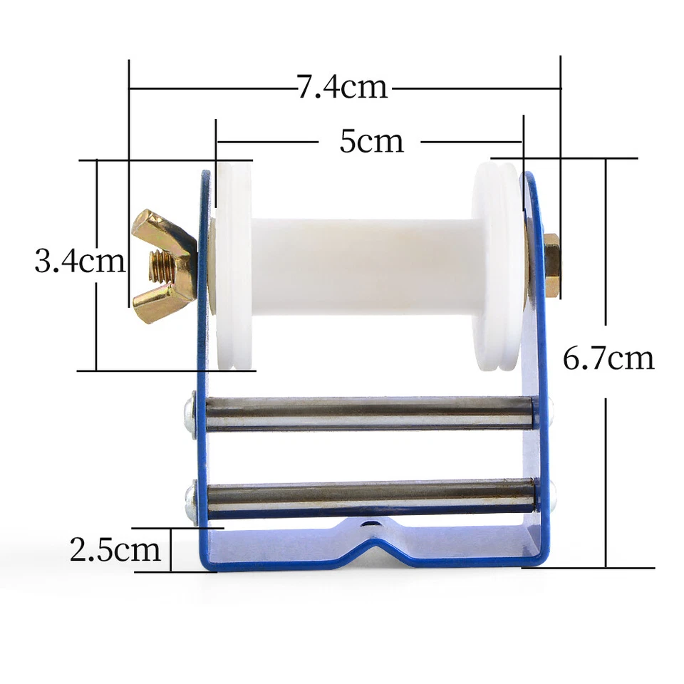 Bowstring Serving Thread Cord Line Archery Bow String Server Jig Tool Metal DIY - Image 2 of 4