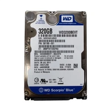 Western Digital 320GB WD3200BEVT 5400RPM 8MB SATA 2.5" Laptop Hard Disk Drive