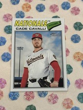 2026 Topps Heritage Cade Cavalli #68 Washington Nationals (E)