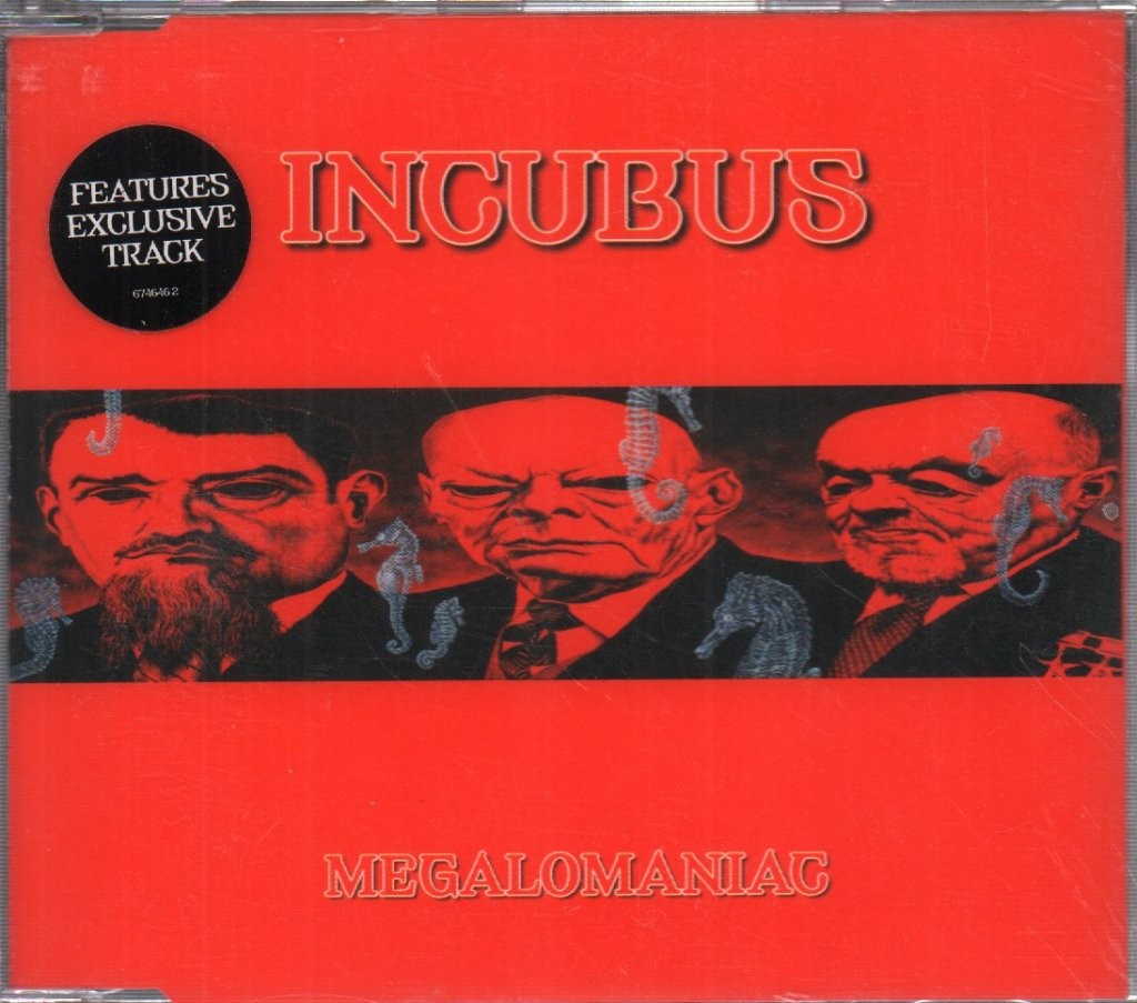 Incubus Megalomaniac CD Austria Epic 2003 b/w monuments and melodies. 6746462