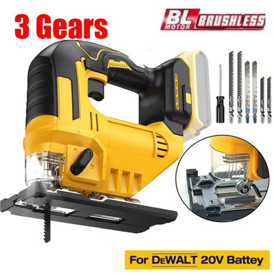 #ad #ad Cordless Jig Saw for Dewalt 20V Battery 0° 45° Bevel Cuts Brushless Jigsaw Tool $35.98