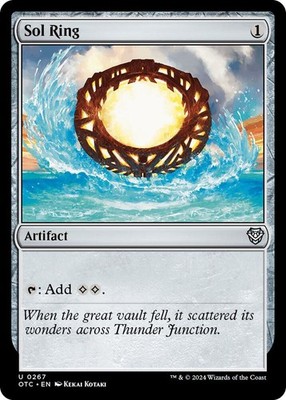 1x Sol Ring - Commander: Outlaws of Thunder Junction - NM - MTG