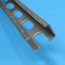 120 cm Edelstahl Profil C - Montageschiene 26/18 Schiene 1,2 m Profilschiene VA