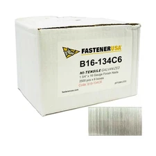 1-3/4" FINISH NAILS 16GA GALV 15,000ct | B16-134C6