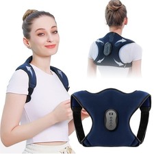 Back Massager Vibration Brace Belt Heated for Shoulder Brace Back Pain Relief