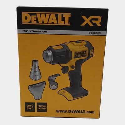 DeWalt XR Cordless Heat Gun 18V XR Li-Ion Bare Tool Only (Untested)