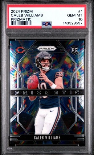 2024 Panini Prizm CALEB WILLIAMS Prizmatic #1 PSA 10 GEM MINT