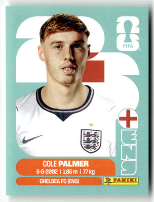 Panini 2026 World Cup WM Amerika Sticker No. ENG 12 Cole Palmer England