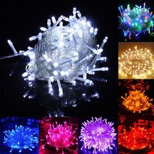 100-1000 LED Light Chrstmas String Garden Tree Weding Party Xmas Outdoor Decor
