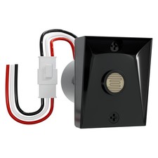 Sensor de anochecer a amanecer KASTLITE, interruptor de fotocélula de encendido/apagado automático, se adapta a postes de 3"