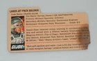 1983 Silver Pads Grand Slam v2 Figure File Card Vintage G.I. GI Joe 3.75 ARAH