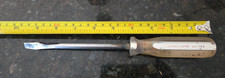 Vintage Armstrong Tools Large Screwdriver 66-104 9-1/2” USA Clear White Red old