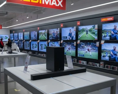 SAMSUNG HW-B460GF/ZG, Soundbar, Titan Schwarz 300 Watt