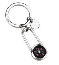 Porte-clés Morellato avec boussole en acier SU3086