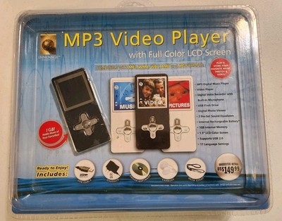 Vintage Innovage MP3 Video Player w/Full Color LCD Screen ~ NEW