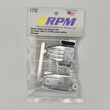 RPM 73413 Chrome Mock Intake and Supercharger Blower Set for RC Car & Truck USA