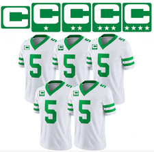 Kelly Green Captain C Direct Thermal Transfer Iron On Football Patch Style