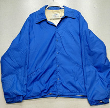 Vintage 80s Bike By Southern Athletic Windbreaker Jacket XL Blue Made In USA