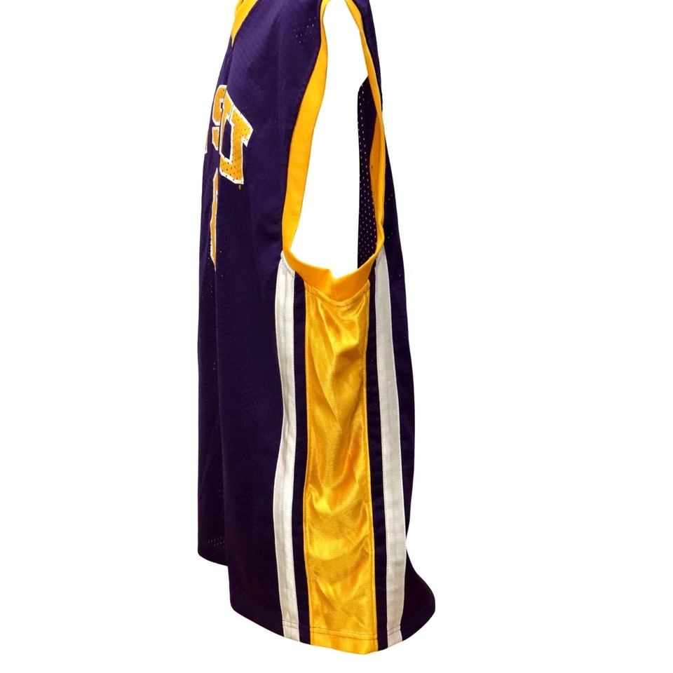 Camiseta deportiva de baloncesto morada talla XL LSU #0 The Fan's Number Starter Foto 3 de 4