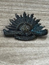WW1 Australian Commonwealth Military Forces Rising Sun Collar Badge with Lugs