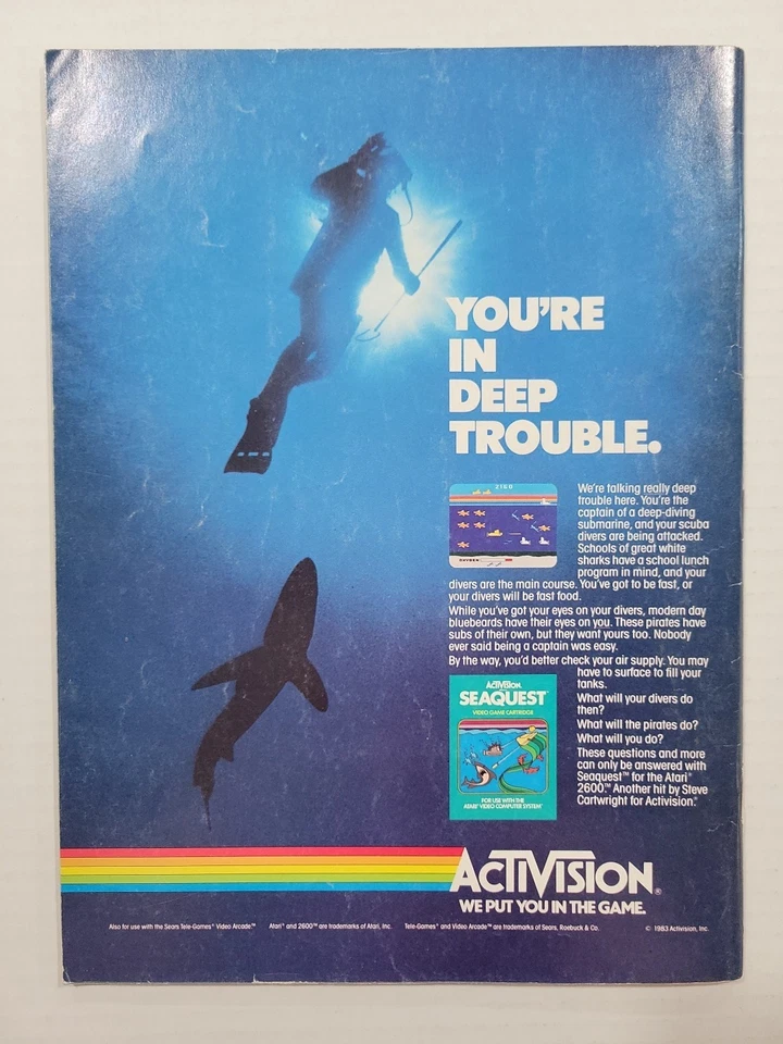 March 1983 ELECTRONIC FUN with COMPUTER & GAMES Magazine VTG 80s Video Games  - Image 2 of 4