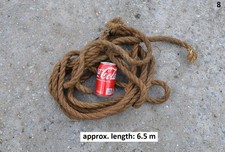 vintage used hessian ships rope - 6.5 m - FREE DELIVERY