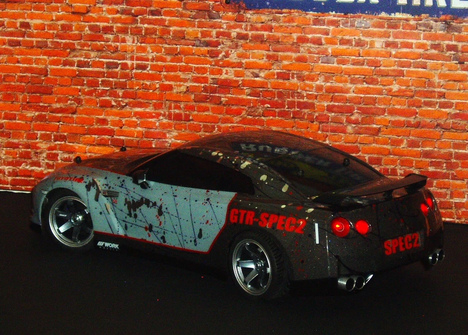 VATERRA/LOSI V100 1/10 RC TOURING CAR BODY/WHEELS/TIRES-LED LIT*HPI/Traxxas 4tec - Image 4 of 4