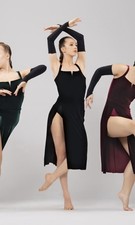 Weissman No Fool D12212 Black Velvet Dance Costume Adult Small