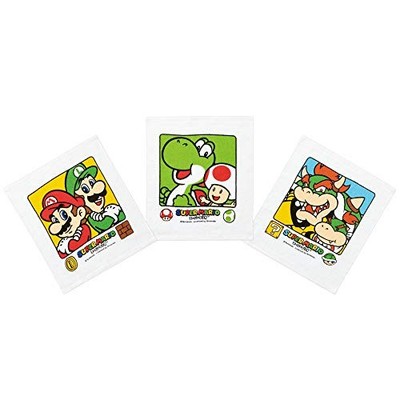 Skater Oshibori Towel 3-Piece Set Mario 20 OAC1Tfrom JP