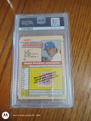 1992 BOWMAN MIKE PIAZZA RC GRADED PSA 9 MINT | eBay