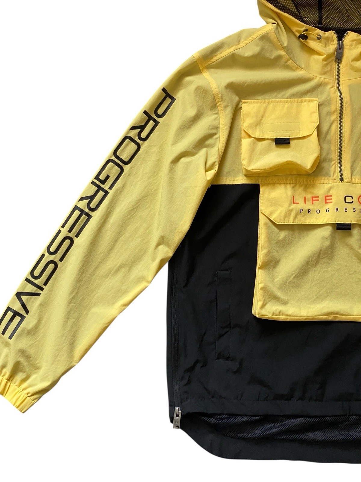 Life Code Progressive Yellow/Black Windbreaker Me… - image 4