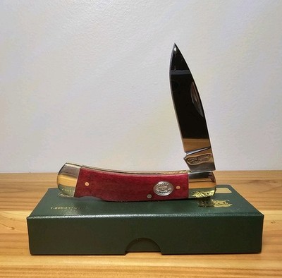 Mooremaker 5101LBG Red Bone Lockback Knife NIB Made by Boker Germany
