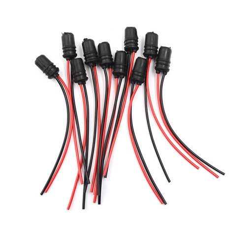 10PCS T10 Light Bulb Extension Socket Holder Soft Rubber Push-in Wedge Base-b - Picture 3 of 6