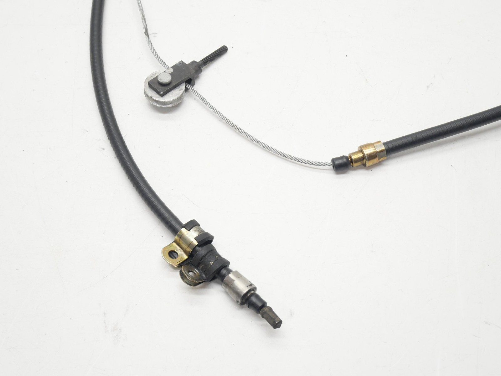 2001 Ferrari 360 Spider Emergency Parking Brake Cable Line w/ Pulley Right OEM