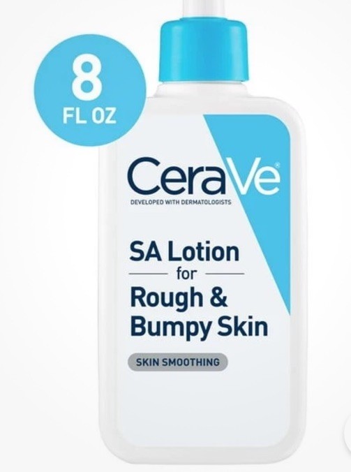 CeraVe SA Body Lotion with Salicylic & Lactic Acid for Smooth Skin 8 oz