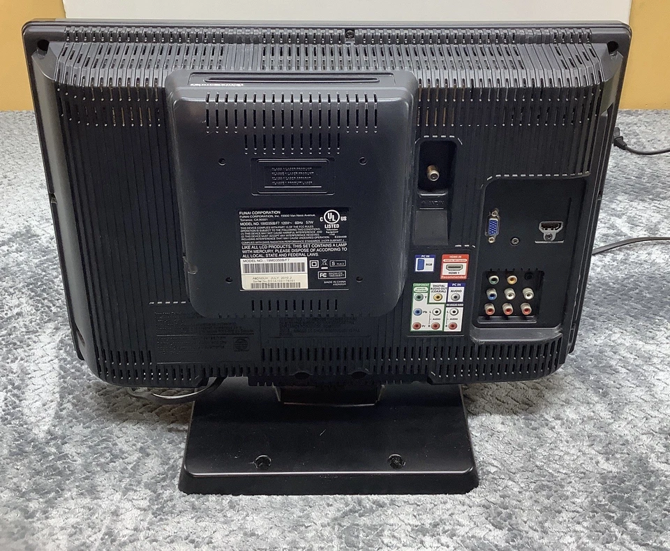 Magnavox 19MD350B/F7 19" LCD HDTV 720p Built-In DVD Player HDMI Tested No Remote - Image 3 of 4