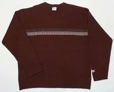 COLUMBIA Sportswear Company MENS CREW NECK BURGUNDY Sweater L