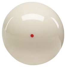 Genuine Aramith Brand Weighted Orange/Red Dot Dynamo Tables Pool/Billiard Cue