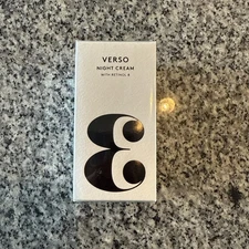 Verso Skin Care Moisturizing Night Cream | Rejuvenating Face & Neck  MRSP $110