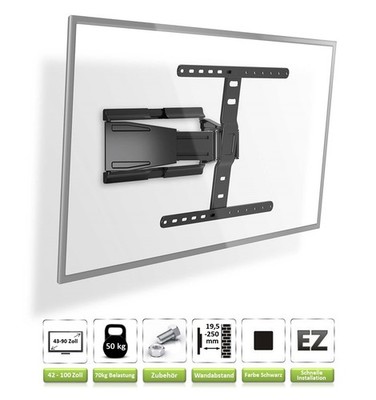TV Fernseher Wandhalterung | Halter für VESA 200x200 400x200 400x300 400x400
