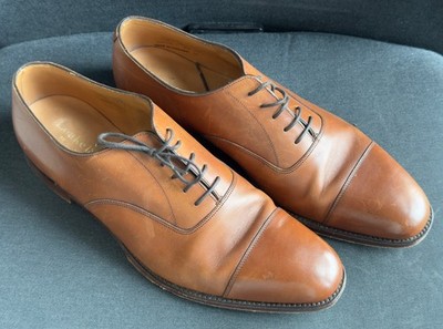 Elegante Loake 1880 Aldwych Lederschuhe 11 1/2F  UK 46,5 EU Mahagony Goodyear