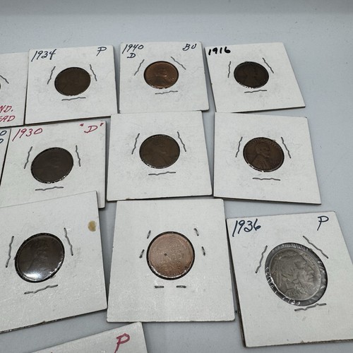 Alte US Münzen Lot 97 Eisenhower Silber Groschen Weizen Pennies Indian Head - Bild 6 von 22