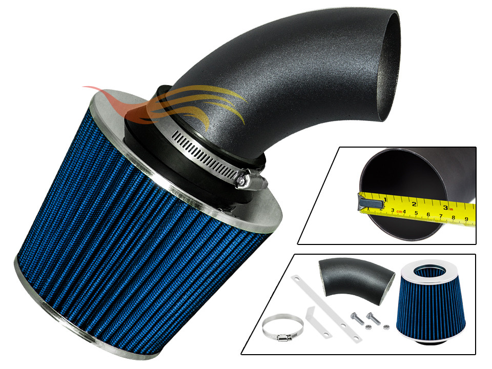 BCP RW BLUE For 1997-2001 Cadillac Catera 3.0L V6 Short Ram Air Intake +Filter